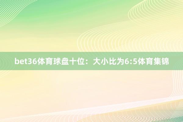 bet36体育球盘　　十位：大小比为6:5体育集锦