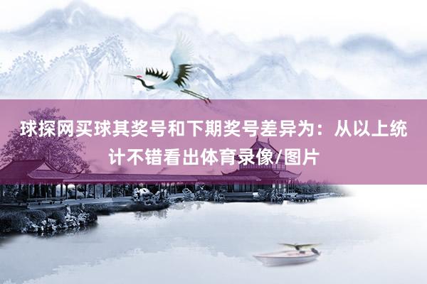 球探网买球其奖号和下期奖号差异为：　　从以上统计不错看出体育录像/图片