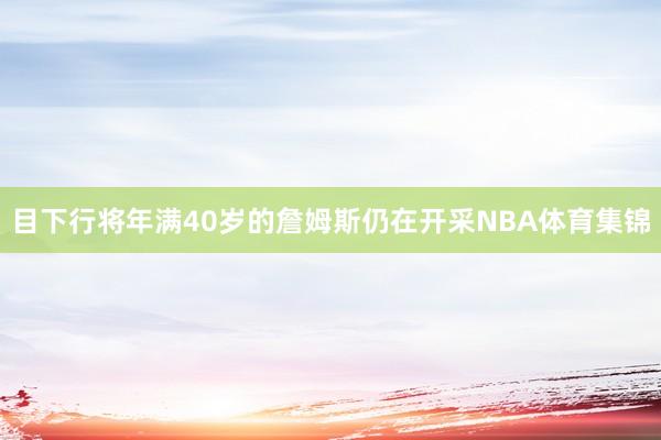 目下行将年满40岁的詹姆斯仍在开采NBA体育集锦